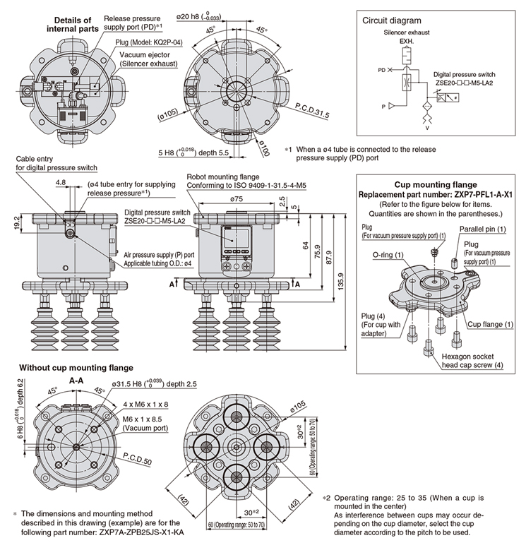 Vacuum Gripper Unit for Collaborative Robots