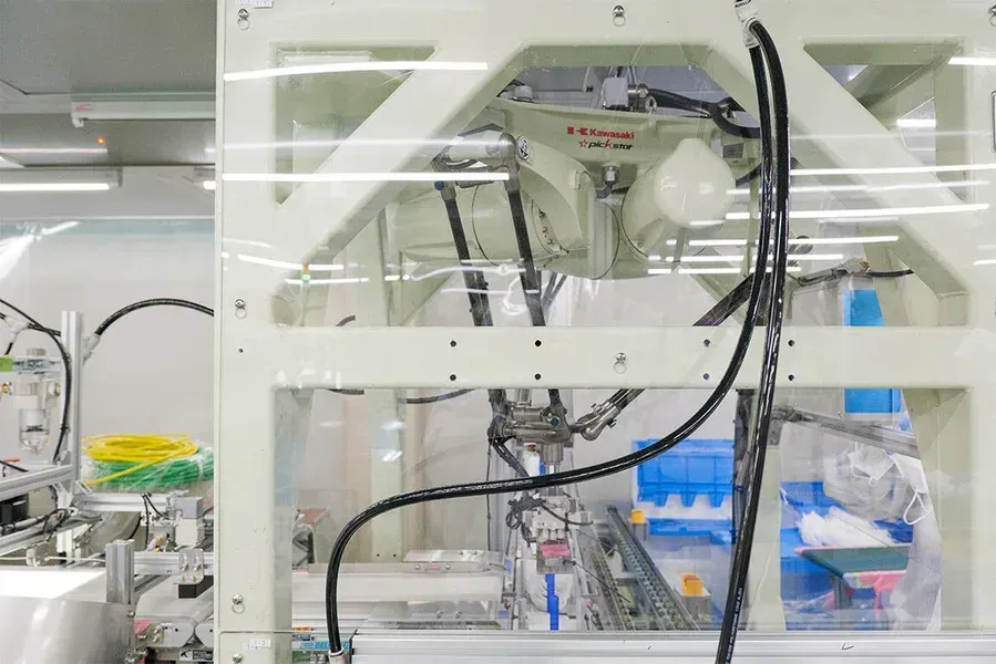 Kawasaki Y series pick and place Mask Manufacturing