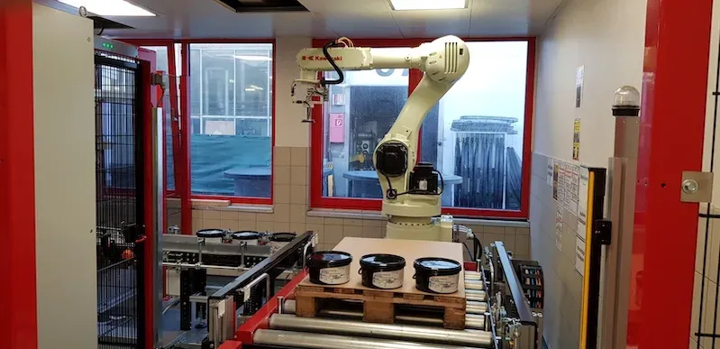 Kawasaki Robotics Sun Chemical Automates Ink Production