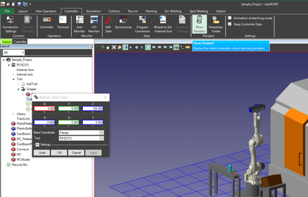 neoROSET　screen image